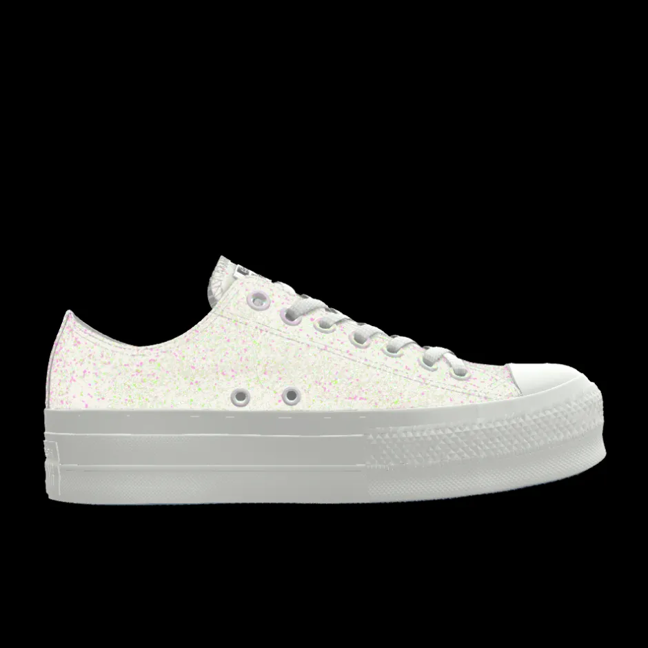 Converse Modelli Bassi|Modelli Con Platform<Custom Chuck Taylor All Star Lift Platform Premium Wedding By You silver