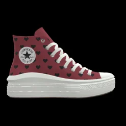 Converse Modelli Con Platform|Modelli Con Platform<Custom Chuck Taylor All Star Move Platform By You vermillion red