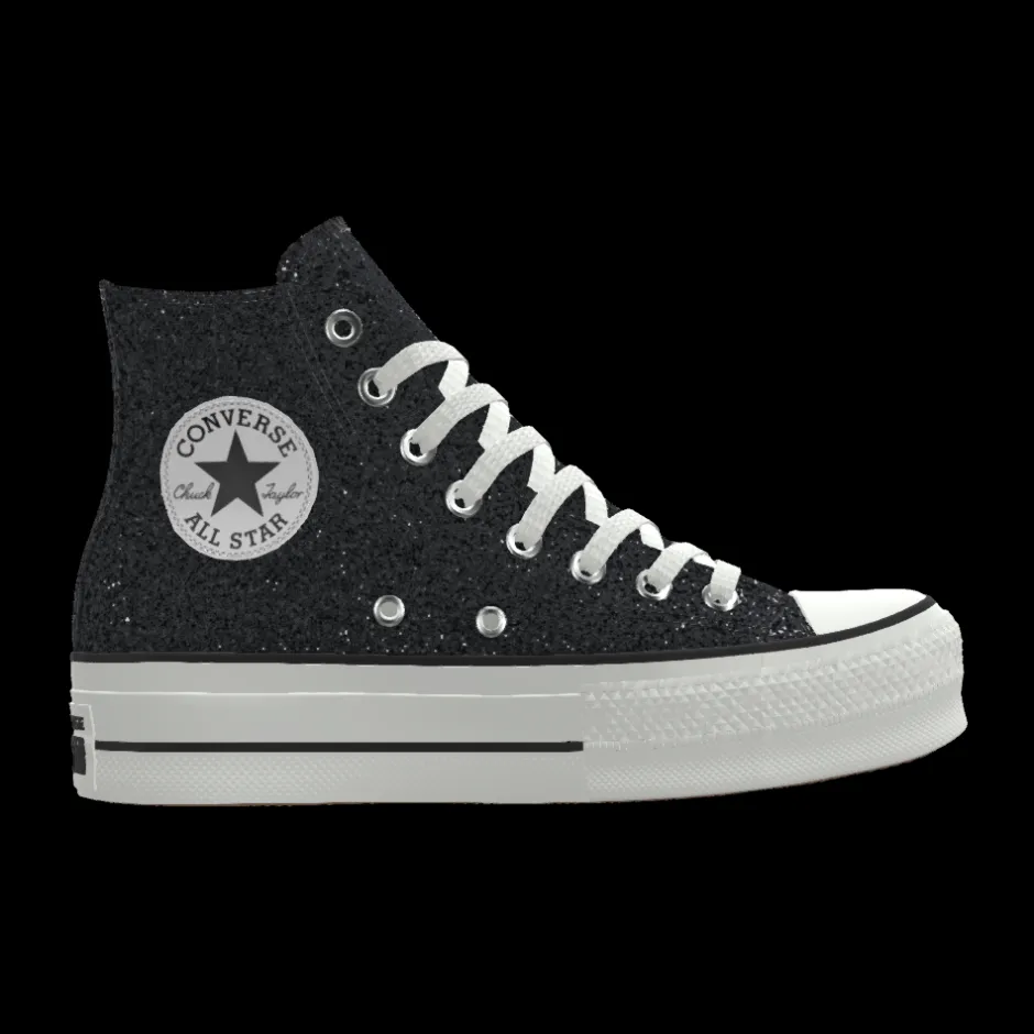 Converse Modelli Con Platform|Modelli Con Platform<Custom Chuck Taylor All Star Lift Platform Glitter By You party pink
