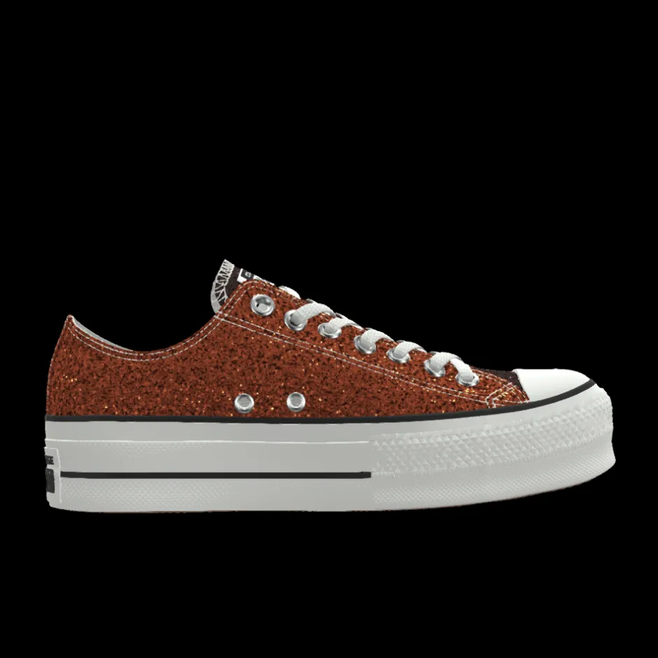 Converse Modelli Bassi|Modelli Con Platform<Custom Chuck Taylor All Star Lift Platform Glitter By You mint