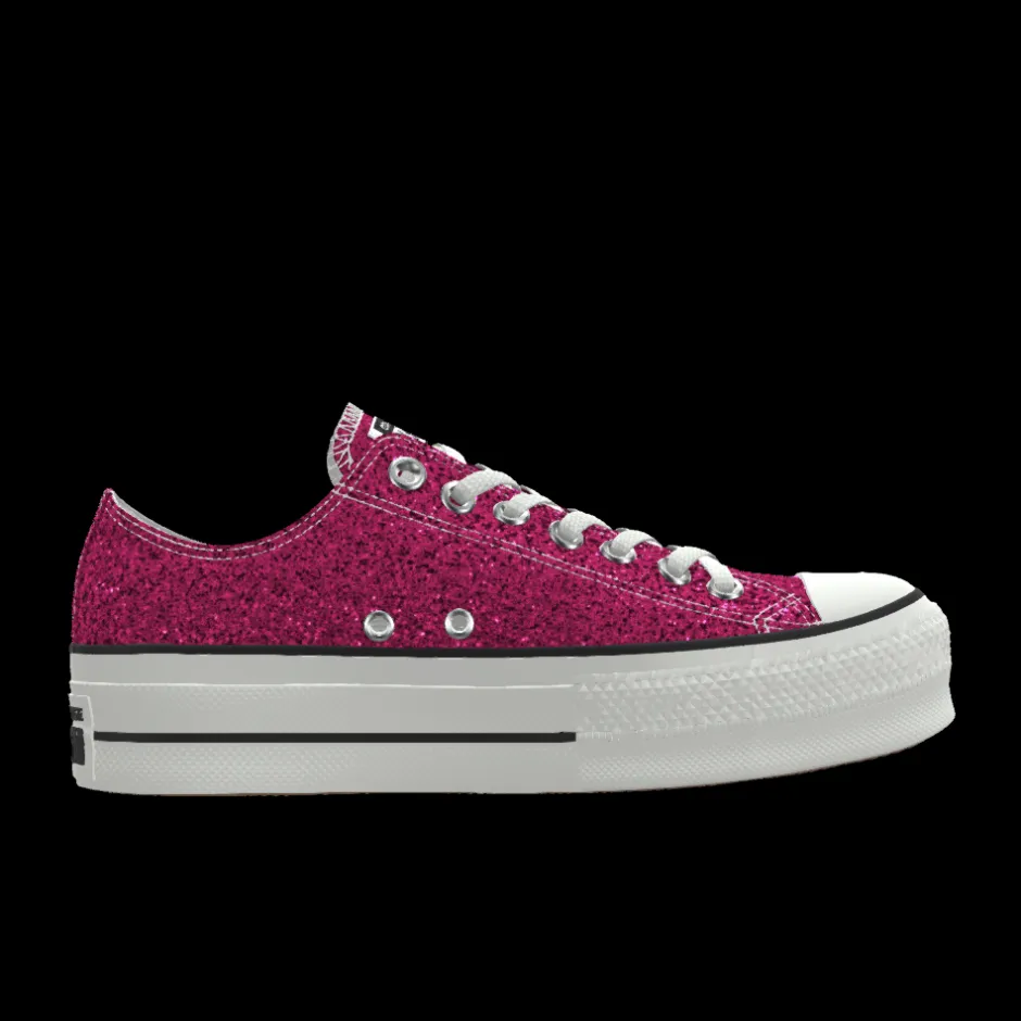 Converse Modelli Bassi|Modelli Con Platform<Custom Chuck Taylor All Star Lift Platform Glitter By You mint