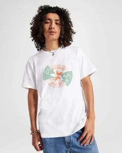 Converse Maglie E T-Shirt<Distorted Patch T-Shirt Bianco