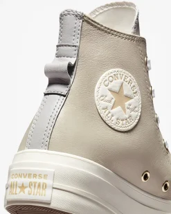Converse Modelli Alti|Chuck Taylor All Star<Earthy Tones Platform Chuck Taylor All Star String/Stucco beige/Egret