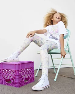 Converse Ragazza|Maglie E T-Shirt<Floral Chucks Loose T-Shirt Bianco