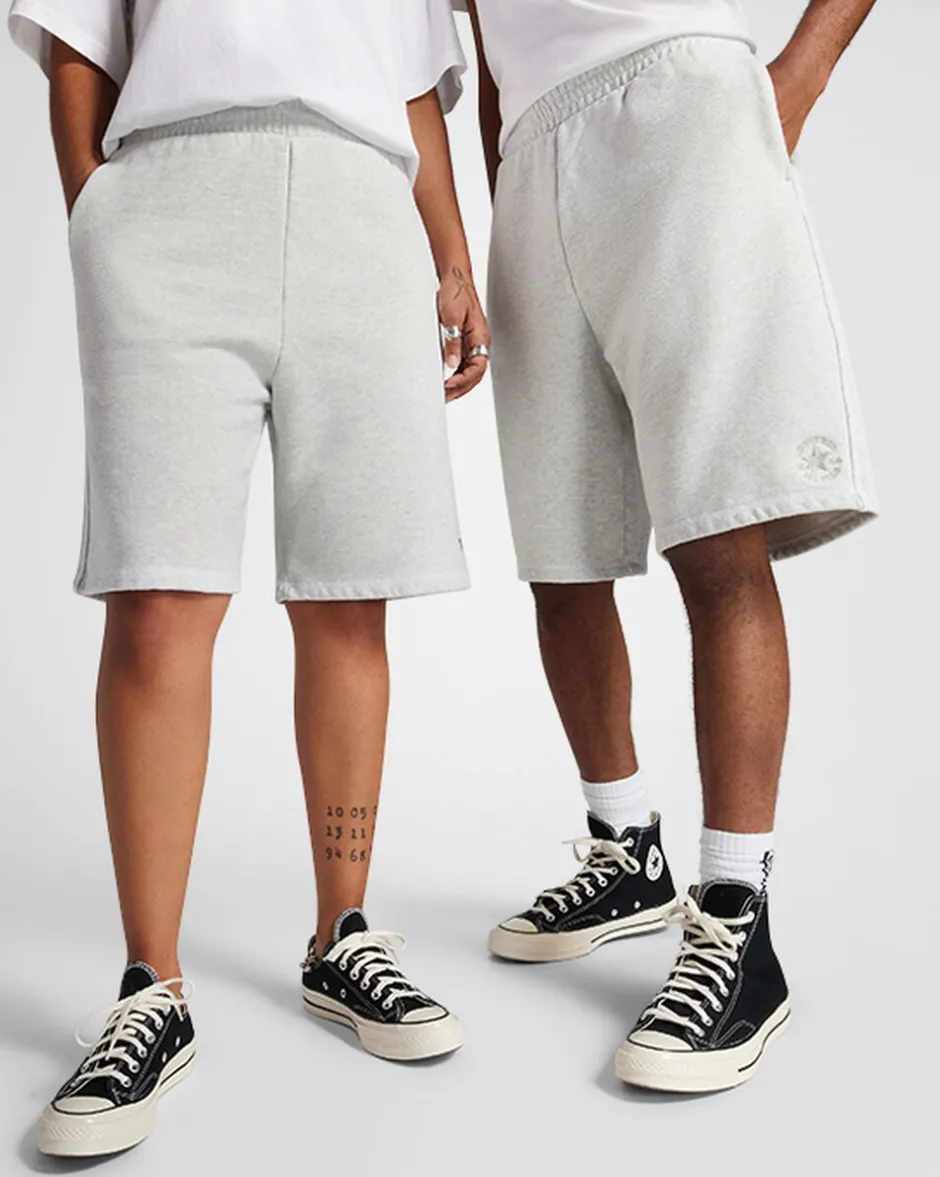 Converse Pantaloni E Shorts<Gold Standard 9" Shorts Grigio melange chiaro