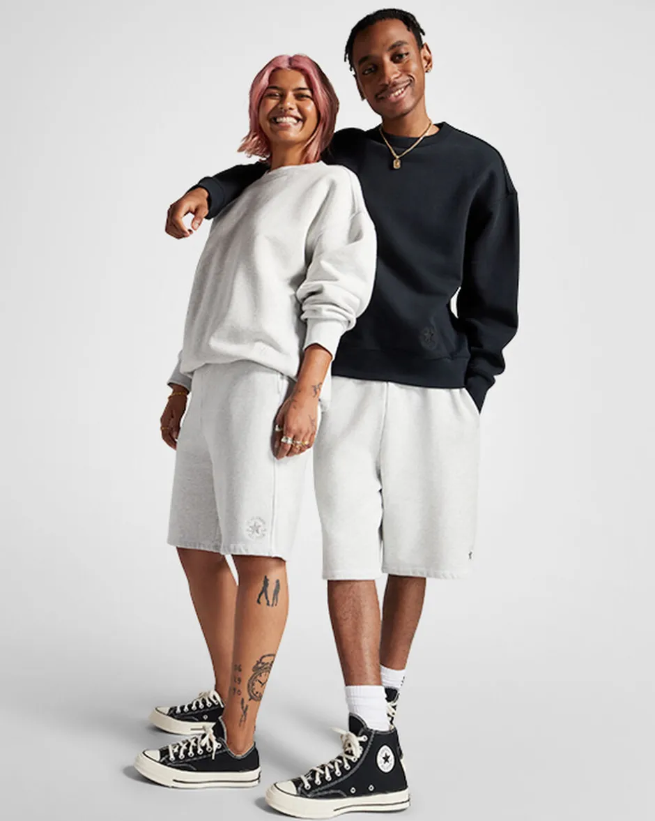 Converse Pantaloni E Shorts<Gold Standard 9" Shorts Grigio melange chiaro