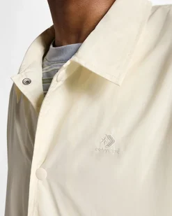 Converse Maglie E T-Shirt|Giacche E Felpe<Go-To Andover Coach's Jacket Converse Egret