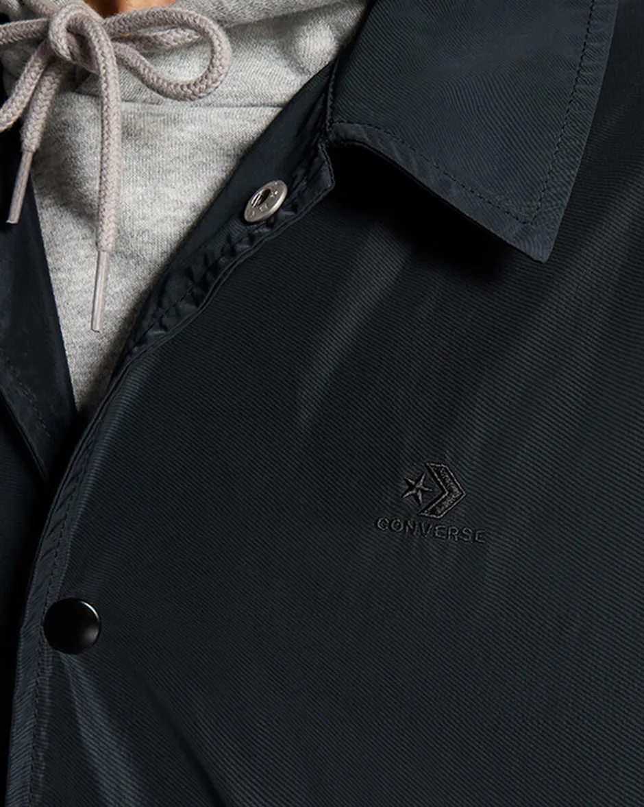 Converse Maglie E T-Shirt|Giacche E Felpe<Go-To Andover Coach's Jacket Nero Converse