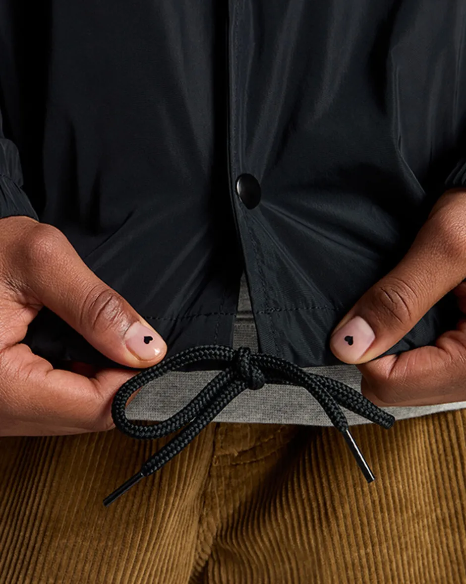 Converse Maglie E T-Shirt|Giacche E Felpe<Go-To Andover Coach's Jacket Nero Converse