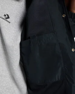Converse Maglie E T-Shirt|Giacche E Felpe<Go-To Andover Coach's Jacket Nero Converse