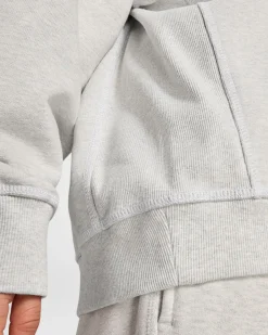 Converse Giacche E Felpe|Maglie E T-Shirt<Go-To Star Chevron Full-Zip Hoodie Grigio mélange rétro chiaro