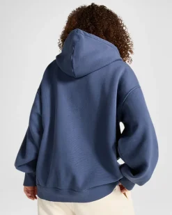 Converse Giacche E Felpe|Maglie E T-Shirt<Go-To Star Chevron Full-Zip Hoodie Acqua scura