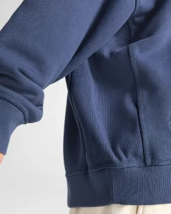 Converse Giacche E Felpe|Maglie E T-Shirt<Go-To Star Chevron Full-Zip Hoodie Acqua scura