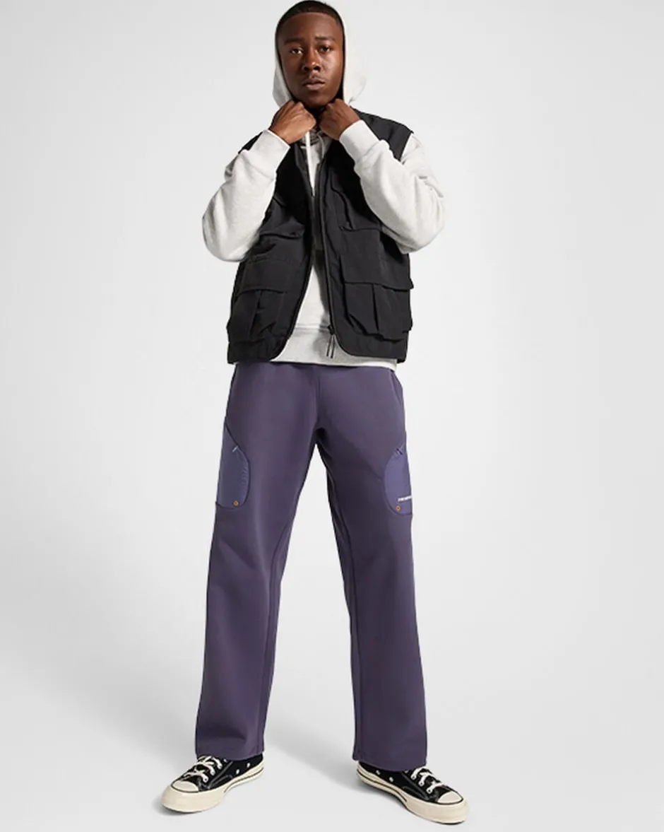Converse Pantaloni E Shorts<Knit Fleece Pants Viola ombreggiato/Lavanda cenere