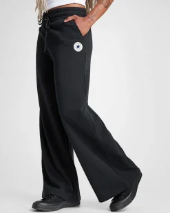 Converse Pantaloni E Shorts<Knit Wide Leg Pants Nero Converse