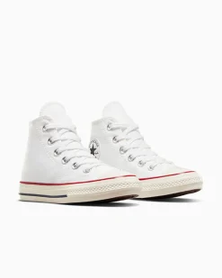 Converse Bambini (Età 4-8 Anni)|Ragazzi (Età 8-12 Anni)<Little Kids Vintage Canvas Chuck 70 High Top Bianco/Granato/Egret