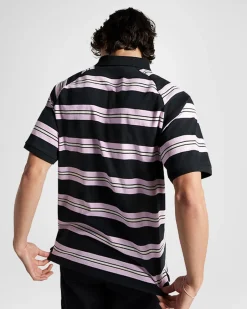 Converse Maglie E T-Shirt<Marquis Polo Shirt Striscia Nero Converse