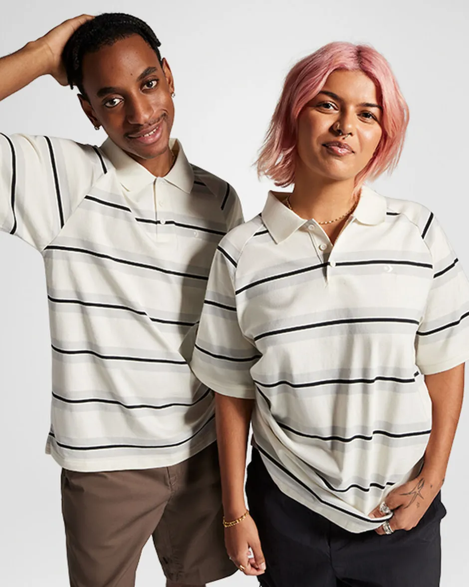 Converse Maglie E T-Shirt<Marquis Polo Shirt Converse Egret Stripe