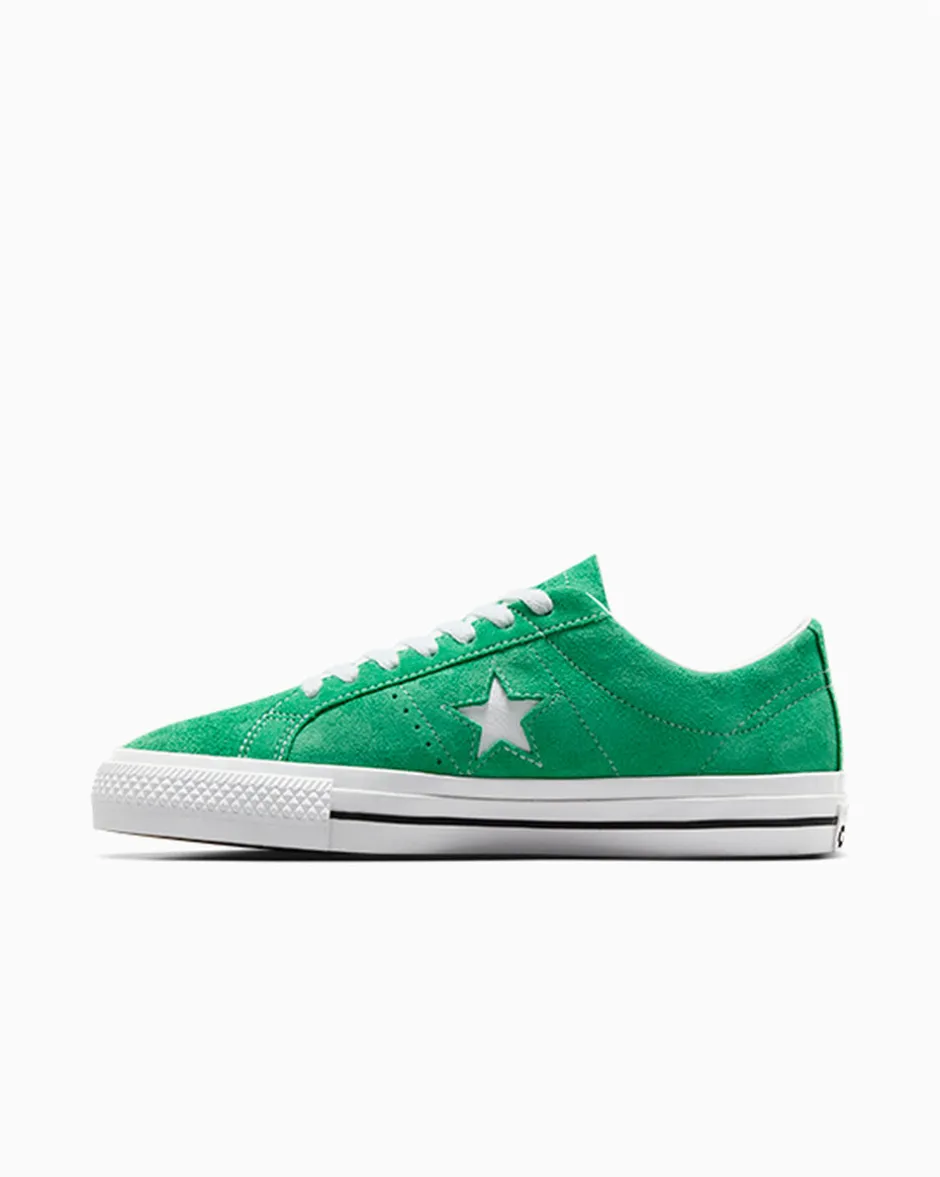 Converse Modelli Bassi|One Star<One Star Pro Verde lucente/ Bianco/Nero