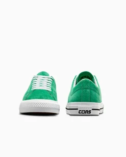 Converse Modelli Bassi|One Star<One Star Pro Verde lucente/ Bianco/Nero