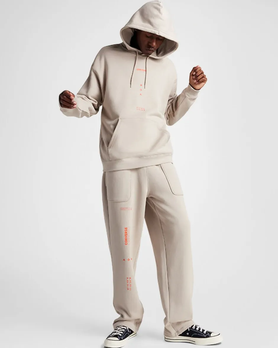 Converse Pantaloni E Shorts<Premium Logo Loose-Fit Sweatpants Papiro