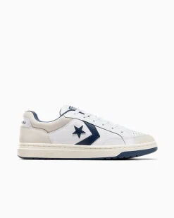 Converse Modelli Bassi|Modelli Bassi<Pro Blaze Classic Leather & Suede Bianco/Navy/Grigio vaporoso