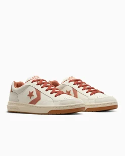 Converse Modelli Bassi|Modelli Bassi<Pro Blaze Classic Leather & Suede Egret/Nocciola