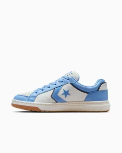 Converse Modelli Bassi|Modelli Bassi<Pro Blaze Classic Leather & Suede Egret/Cielo terso/Avorio naturale