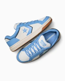 Converse Modelli Bassi|Modelli Bassi<Pro Blaze Classic Leather & Suede Egret/Cielo terso/Avorio naturale