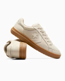 Converse Modelli Bassi|Modelli Bassi<Pro Blaze Classic Nubuck & Gum Sole Light Dune/Gomma miele/Egret