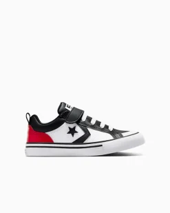 Converse Bambini (Età 4-8 Anni)|Ragazzo<Pro Blaze Strap Easy-On Nero/Rosso/Bianco