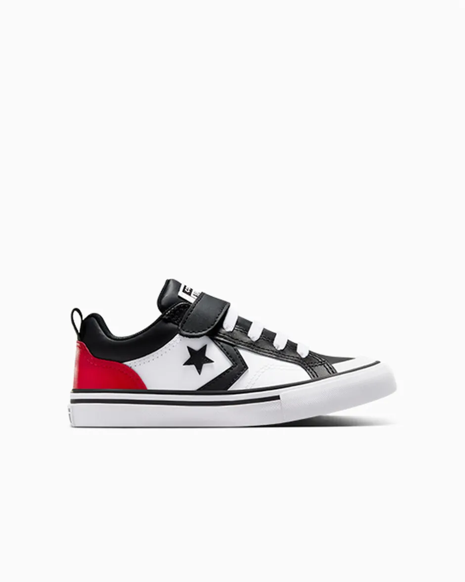 Converse Bambini (Età 4-8 Anni)|Ragazzo<Pro Blaze Strap Easy-On Nero/Rosso/Bianco