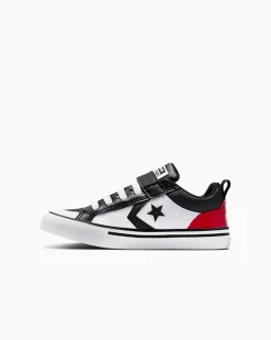 Converse Bambini (Età 4-8 Anni)|Ragazzo<Pro Blaze Strap Easy-On Nero/Rosso/Bianco
