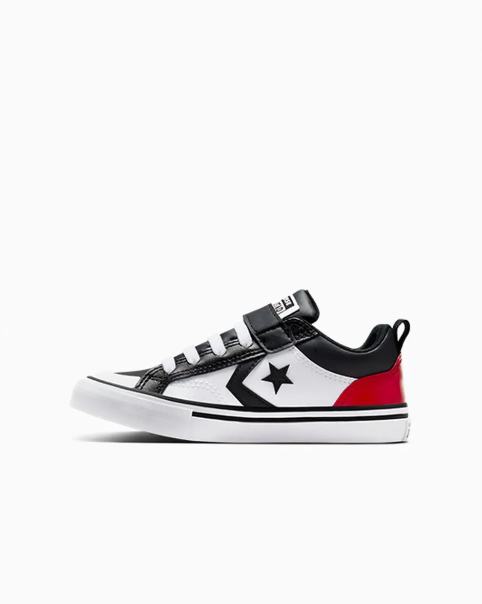 Converse Bambini (Età 4-8 Anni)|Ragazzo<Pro Blaze Strap Easy-On Nero/Rosso/Bianco