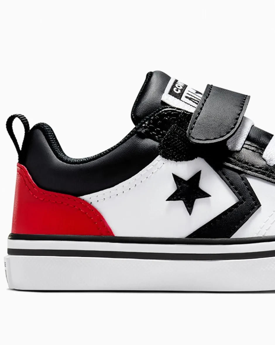 Converse Bambini (Età 4-8 Anni)|Ragazzo<Pro Blaze Strap Easy-On Nero/Rosso/Bianco