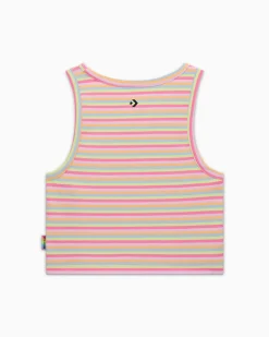 Converse Maglie E T-Shirt<Proud To Be Cropped Tank Top Strisce Aop