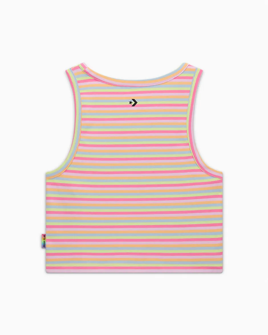 Converse Maglie E T-Shirt<Proud To Be Cropped Tank Top Strisce Aop