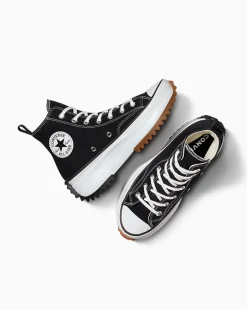 Converse Modelli Alti|Run Star<Run Star Hike Nero/Bianco/Gomma