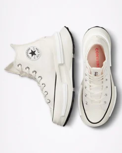 Converse Modelli Alti|Modelli Con Platform<Run Star Legacy CX Egret/Nero/Bianco