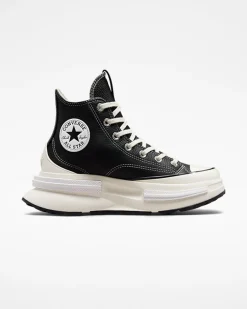 Converse Modelli Alti|Run Star<Run Star Legacy CX Foundational Leather Black/White/Egret