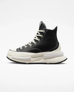 Converse Modelli Alti|Run Star<Run Star Legacy CX Foundational Leather Black/White/Egret