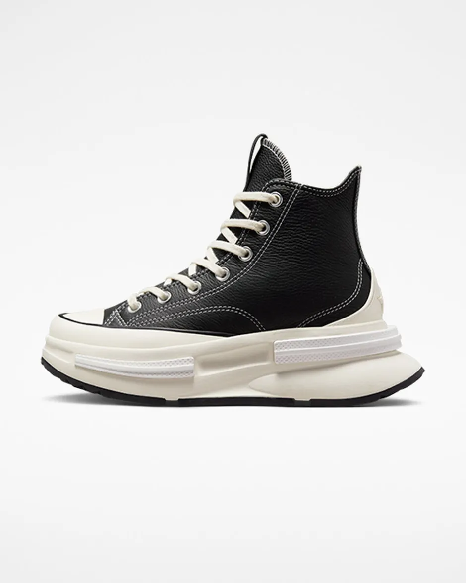 Converse Modelli Alti|Run Star<Run Star Legacy CX Foundational Leather Black/White/Egret