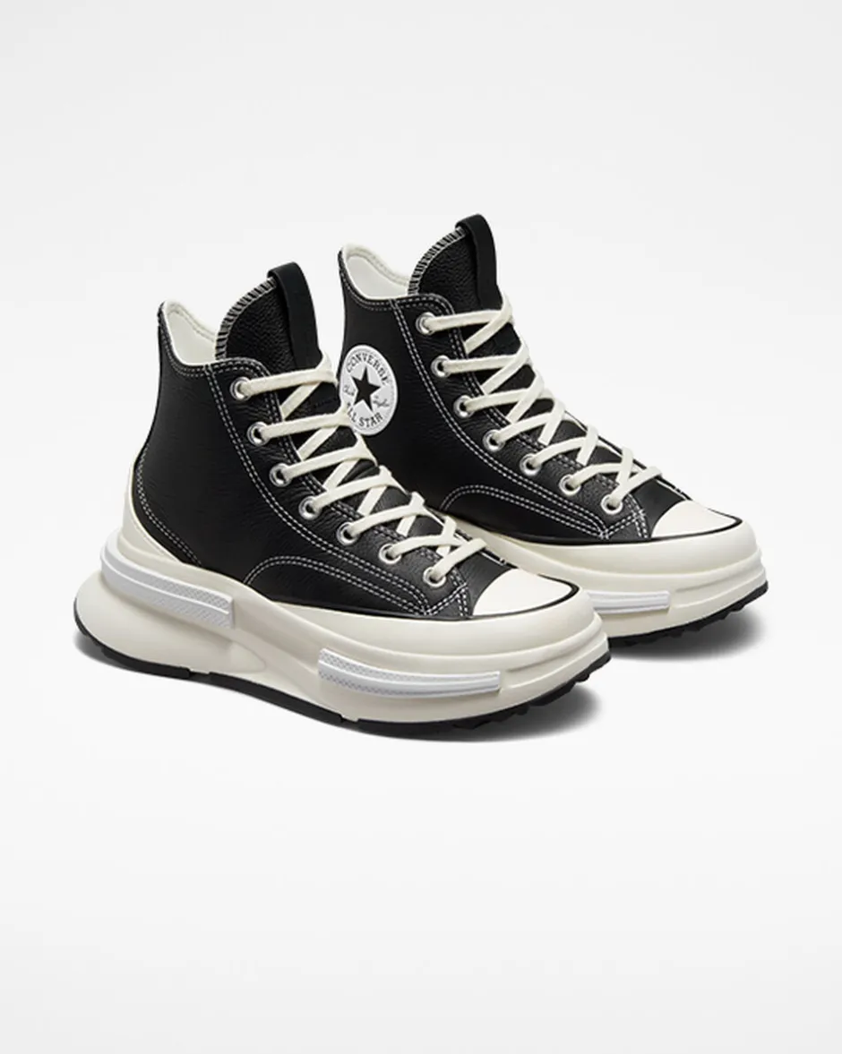 Converse Modelli Alti|Run Star<Run Star Legacy CX Foundational Leather Black/White/Egret
