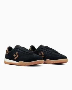 Converse Modelli Bassi|Run Star<Run Star Trainer Leopard Nero/Rum al caffè/Pan di zenzero