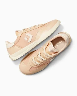 Converse Modelli Bassi|Run Star<Run Star Trainer Nylon & Leather Duna costiera/Avorio naturale