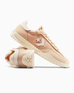 Converse Modelli Bassi|Run Star<Run Star Trainer Nylon & Leather Duna costiera/Avorio naturale