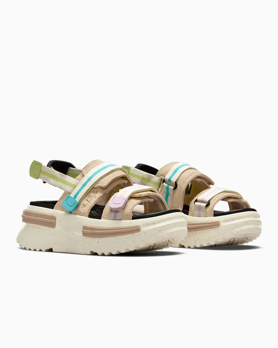 Converse Modelli Con Platform|Run Star<Run Star Utility Sandal CX Nutty Granola/Giallo limone