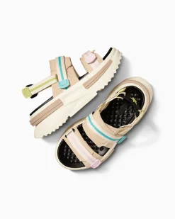 Converse Modelli Con Platform|Run Star<Run Star Utility Sandal CX Nutty Granola/Giallo limone