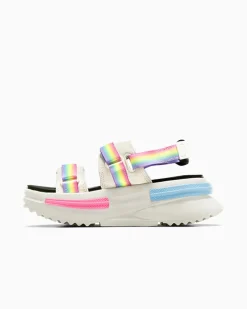 Converse Modelli Con Platform|Run Star<Run Star Utility Sandal CX Pride Egret/Nero/Blu cielo