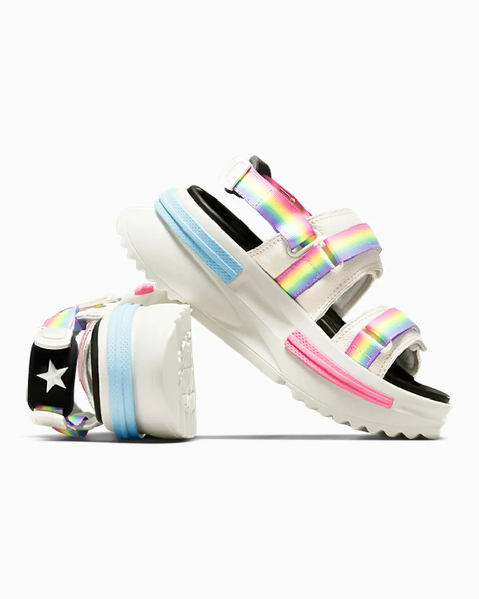 Converse Modelli Con Platform|Run Star<Run Star Utility Sandal CX Pride Egret/Nero/Blu cielo